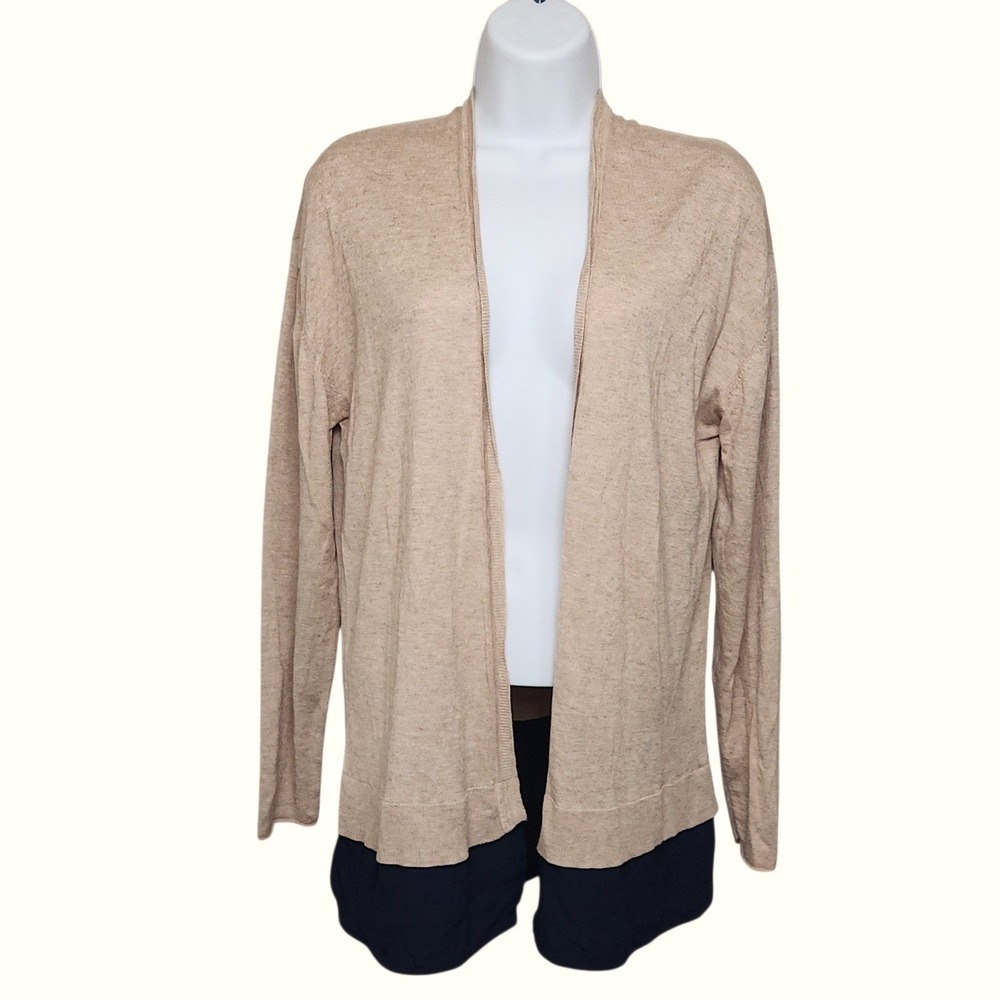 Sita Murt Anthropologie Lightweight Sweater Cardigan 8 Open Front Lagenlook